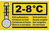 Warn-Etikett selbstklebend