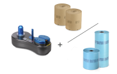 AirBoy nano4 Sets - 2 Rollen Füll- bzw. Polsterkissen + Gerät