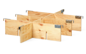 Rahmenteiler für Holzaufsatzrahmen