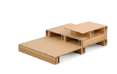 lässt sich mit den selbstklebenden Palettenkufen auch ideal als Palette verwenden 