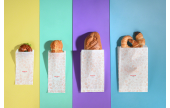 Papierfaltenbeutel «FRISCH & fein» Take-away