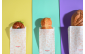 Papierfaltenbeutel «FRISCH & fein» Take-away