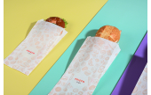 Papierfaltenbeutel «FRISCH & fein» Take-away