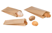 Papierfaltenbeutel braun