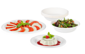 Teller & Schale aus Bagasse rund