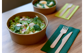Salatschale aus Pappe rund