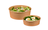 Salatschale aus Pappe rund