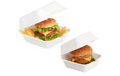 Burger-Box aus Bagasse