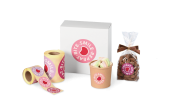 Farbkombination besonders geeignet für süsse Anwendungen wie Kuchen, Berliner, Cookies etc.