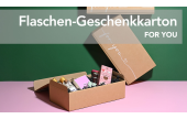 Flaschen-Geschenkkarton FOR YOU