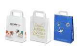 SERVICE: Nutzen Sie Ihre Tragetasche aus Kraftpapier als Werbeträger! Sie erhalten diese bereits ab 5’000 Stück mit Ihrem Logo/Design bedruckt. Rufen Sie uns an, wir beraten Sie gerne. 