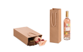 Geschenktasche aus Kraftpapier natur braun