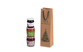 auch zum Verpacken von Geschenken, wie z. B. Marmelade, geeignet
