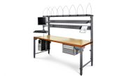 Art.-Nr. 770.640 Packtisch mit EDV-Einrichtung 200×85 cm