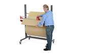 Bestückung mit 2 Rollen - mögliche Kombination: Rollen mit Ø 100 cm & 30 cm