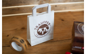 Papiertragetaschen mit Flachhenkel bedrucken