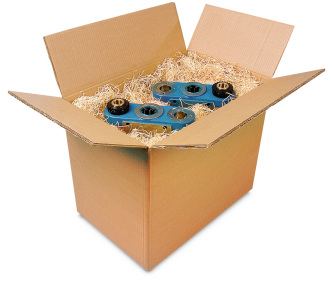 Faltschachtel 3-wellig, braun