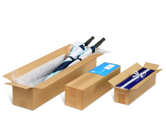 Faltschachtel lang, Öffnung an Längsseite