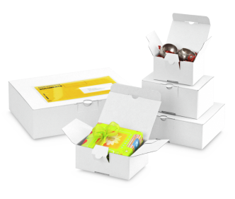 Blitzbodenkarton QUICK-BOX® mit Steckverschluss, weiss