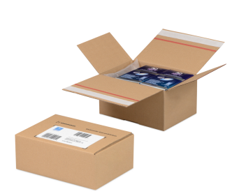 Versandkarton COMFORT-BOX RETURN PLUS wiederverschliessbar
