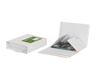 Kreuzverpackung / Buchverpackung MECAWELL® STRONG weiss