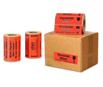 Signal-Etikett selbstklebend