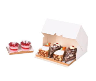 Tablett für Tortenstücke-Karton
