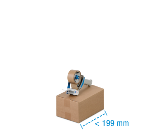 Faltschachtel 1- & 2-wellig, braun, bis 199 mm