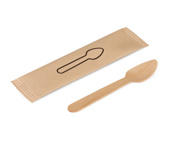 Holz-Kaffeelöffel gewachst, einzeln verpackt