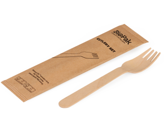 Holzgabel gewachst, einzeln verpackt