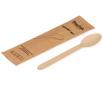 Holzlöffel gewachst, einzeln verpackt