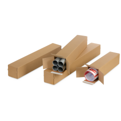 Versandhülse eckig mit Haftklebeverschluss