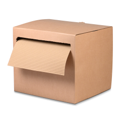 Packpapier geprägt im Spenderkarton