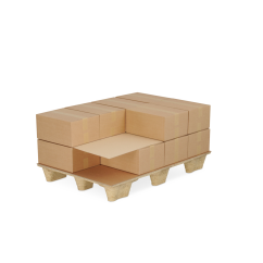 Palettenzwischenlage aus Wellkarton 