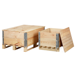 Holzaufsatzrahmen & Deckel für Paletten