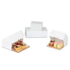 Verpackung für Tortenstücke, weiss