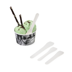 Glacelöffel aus Zellstoff