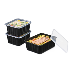 Mehrweg-Menüschale mit Deckel BASIC