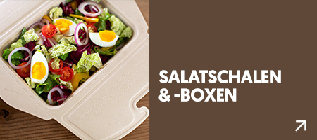 Nachhaltige Salatschachtenl und -boxen
