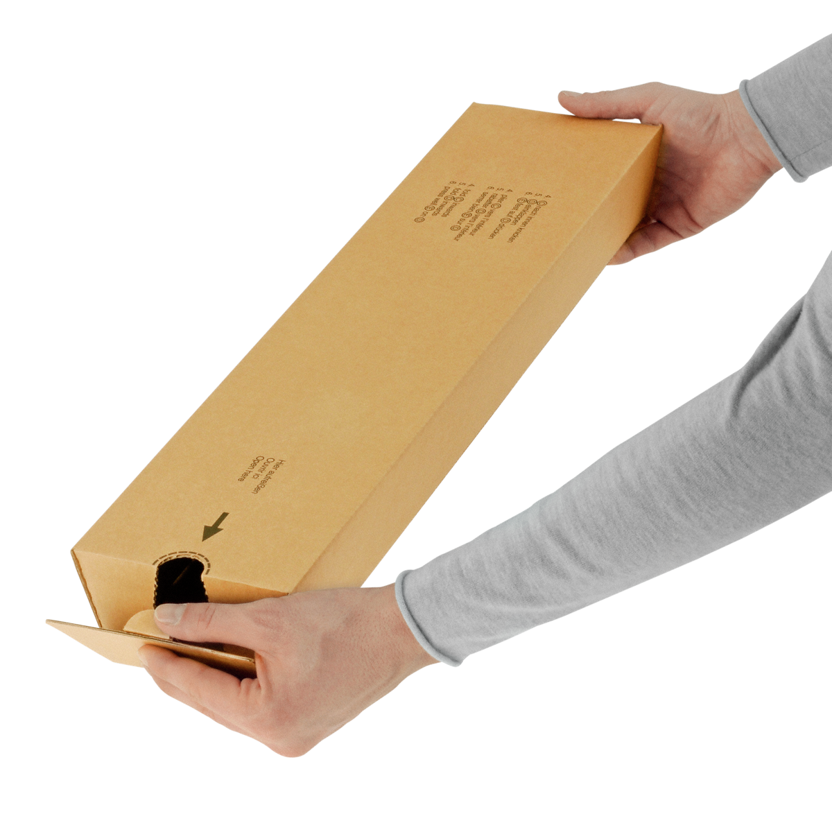 einfaches Öffnen dank Aufreißperforation