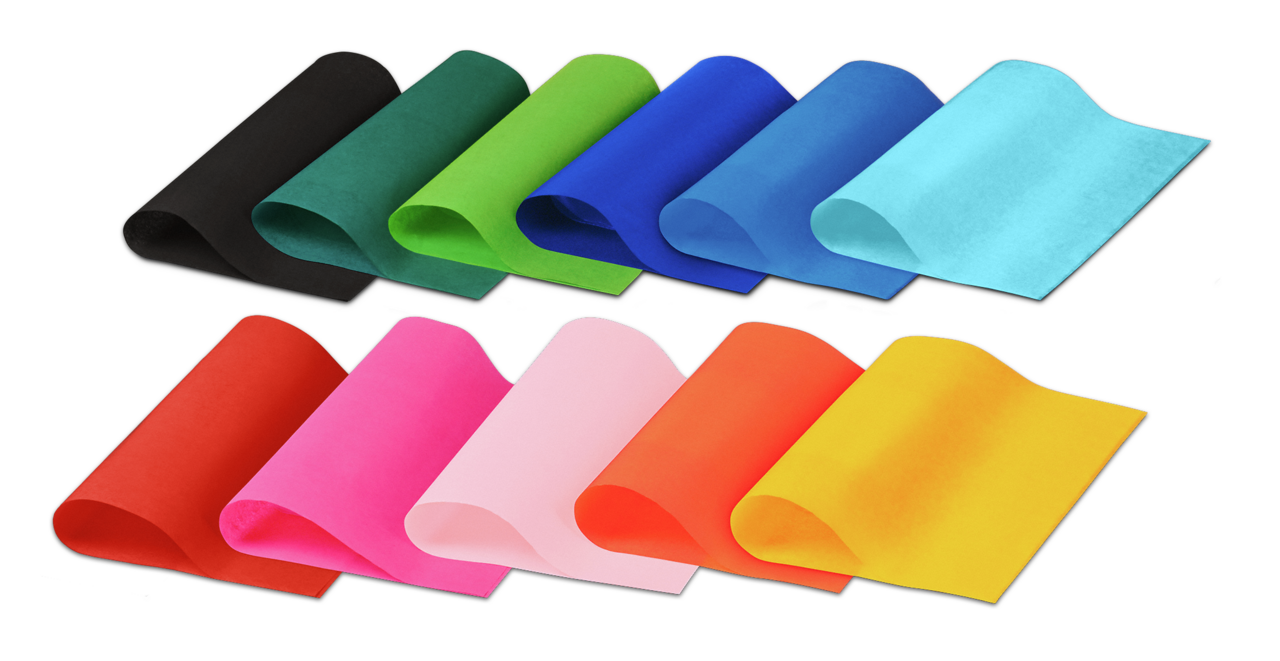 Seidenpapier farbig
