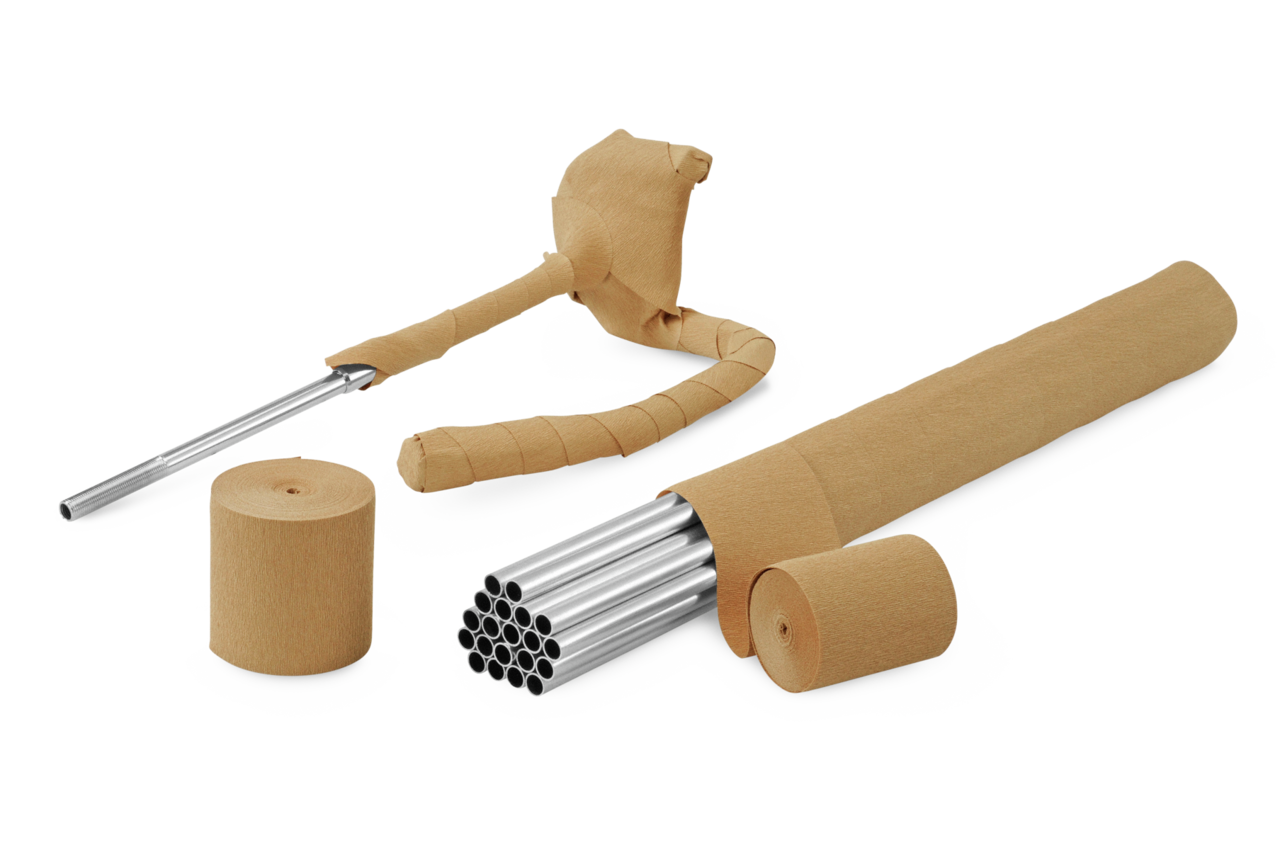 Dehnkrepp-Papier auf Rolle MECA-CREPP®