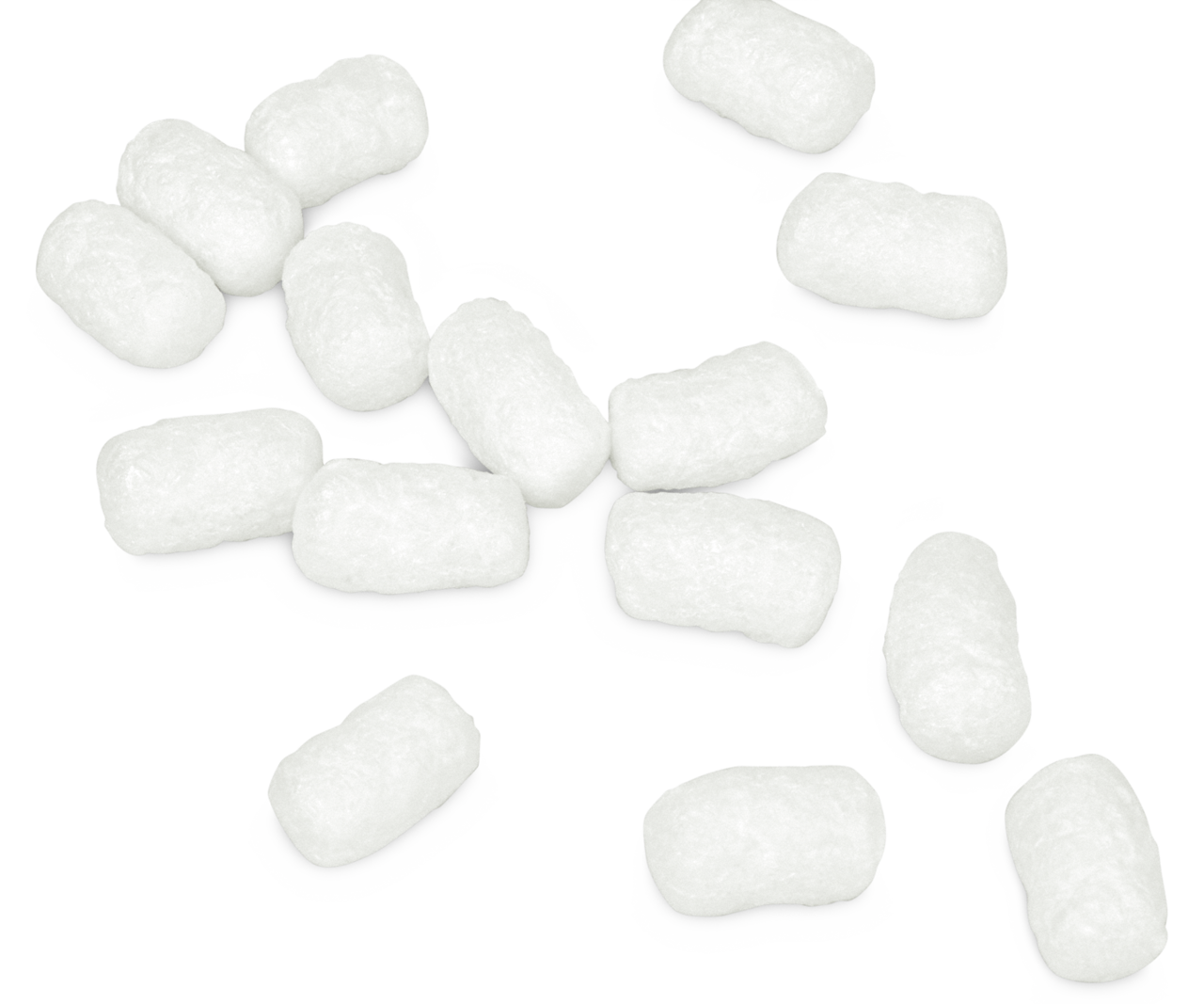 Verpackungschips aus Pflanzenstärke FLUPS-PLUS
