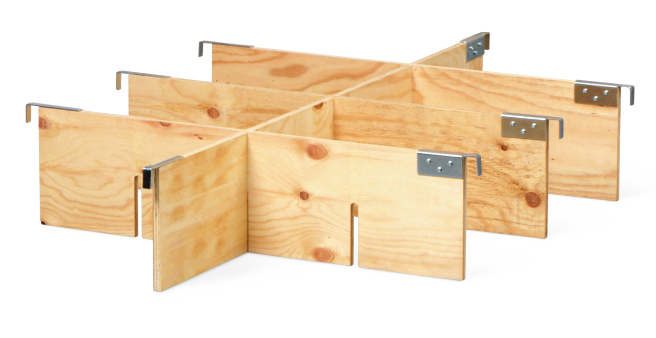Rahmenteiler für Holzaufsatzrahmen