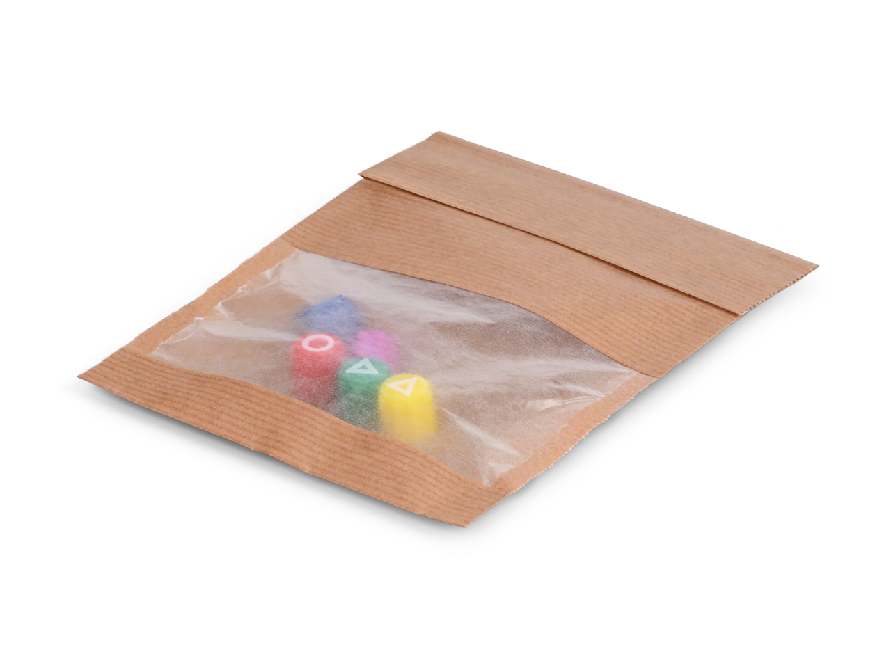 praktisches Sichtfenster aus Pergaminpapier