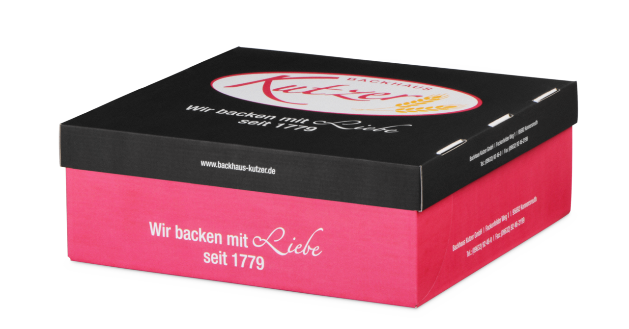 Deckel und/oder Boden bedruckbar