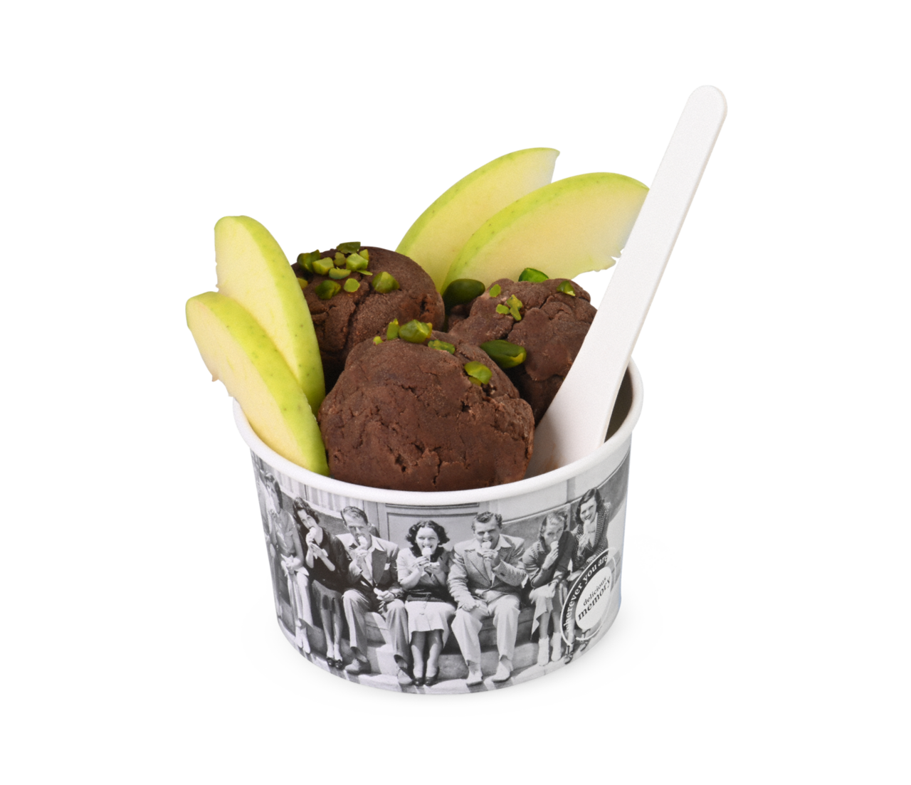 Sie erhalten bei uns auch passende Eislöffel aus Zellulose