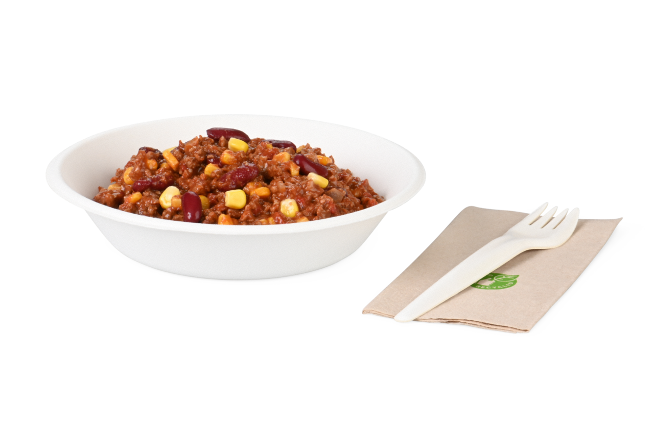 Teller & Schale aus Bagasse rund