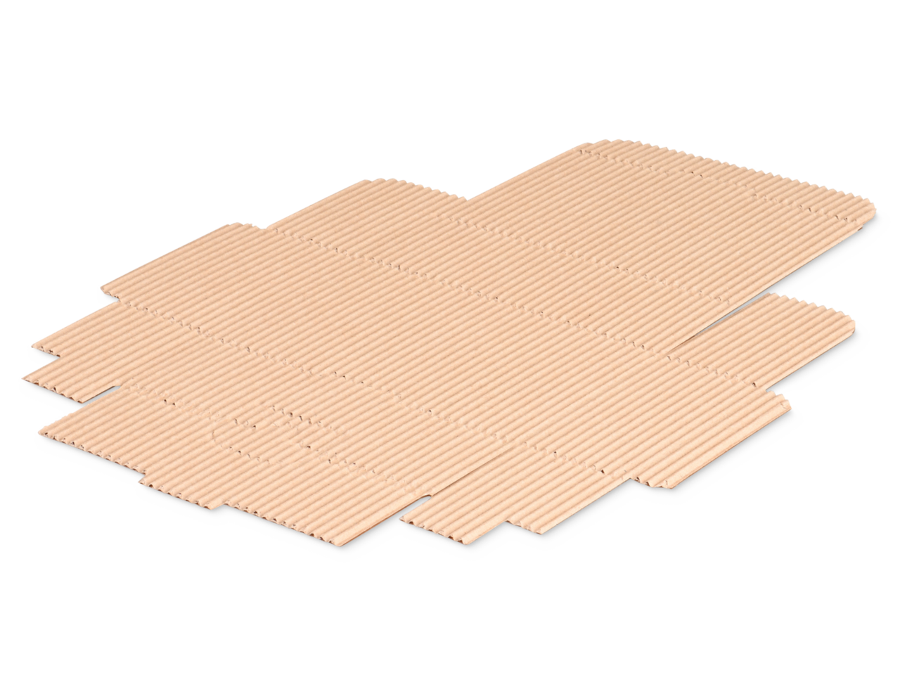 flach angeliefert – spart Platz