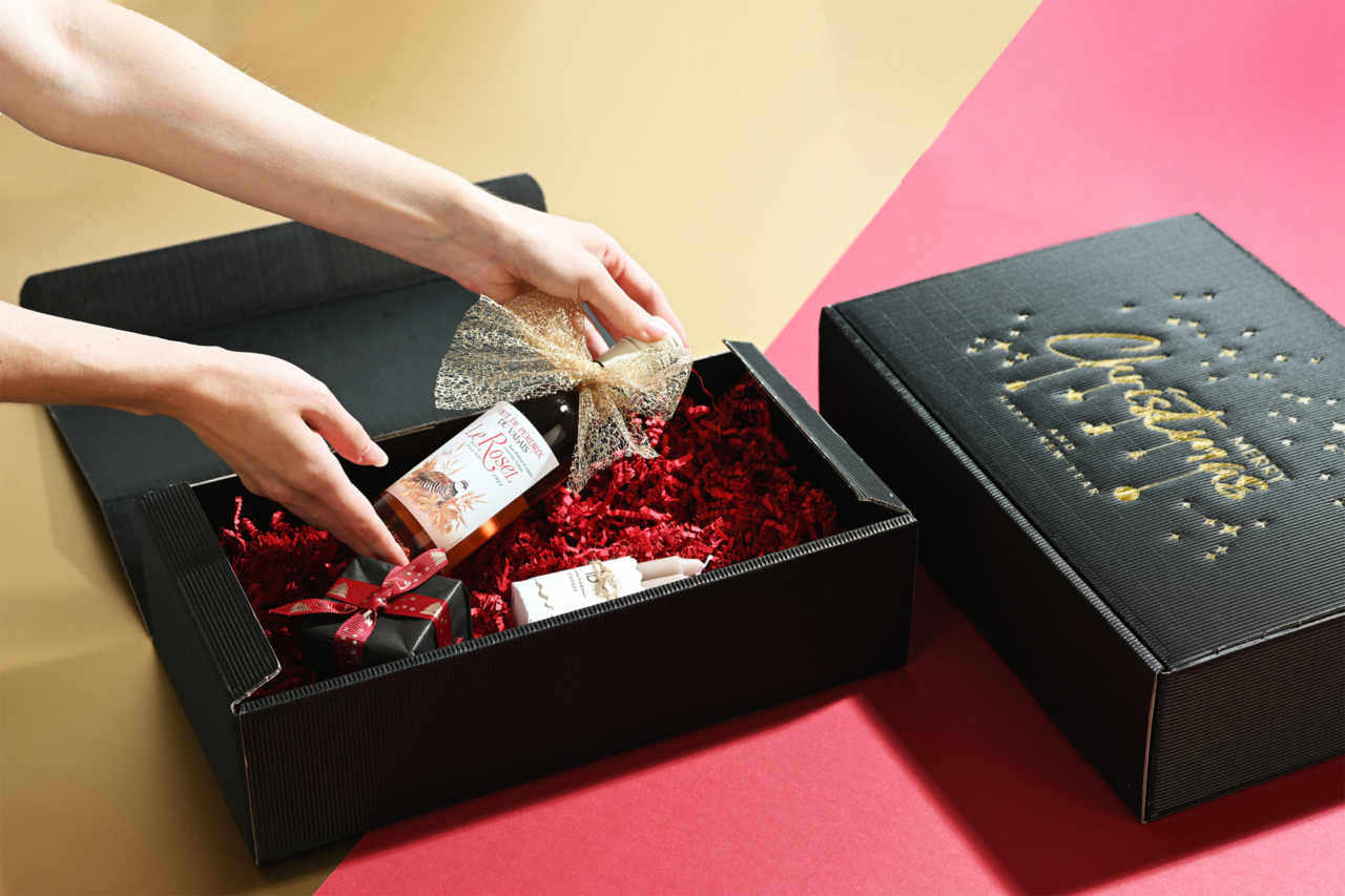 ohne Einlage auch ideal als Geschenkkarton einsetzbar